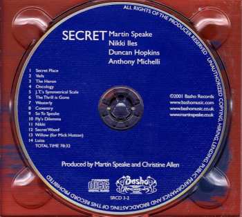 CD Martin Speake: Secret