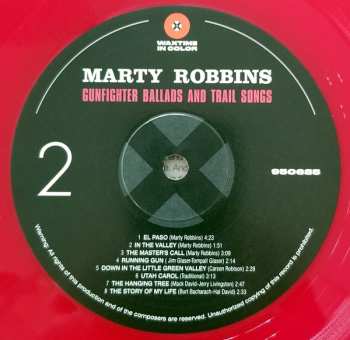 LP Marty Robbins: Gunfighter Ballads And Trail Songs LTD | CLR