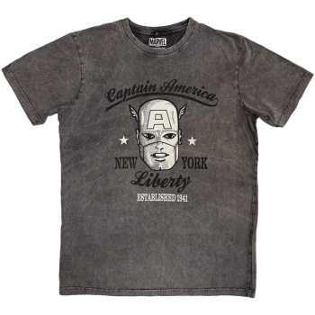 Merch Marvel Comics: Stone Wash Maglietta Captain America Est. 1941