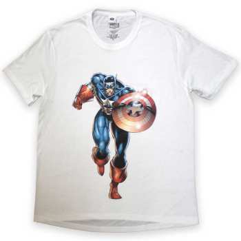 Merch Marvel Comics: Maglietta Captain America Running