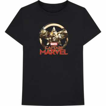 Merch Marvel Comics: Maglietta Captain Marvel Star Logo Marvel Comics 