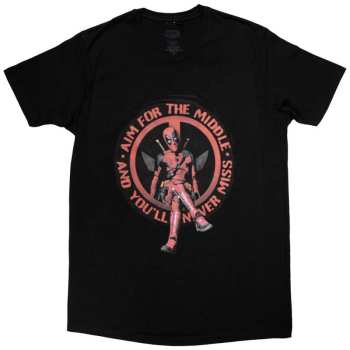 Merch Marvel Comics: Maglietta Deadpool Aim Middle