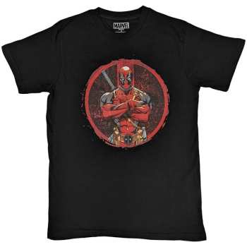 Merce Marvel Comics: Marvel Comics Unisex T-shirt: Deadpool Arms Crossed (small) S