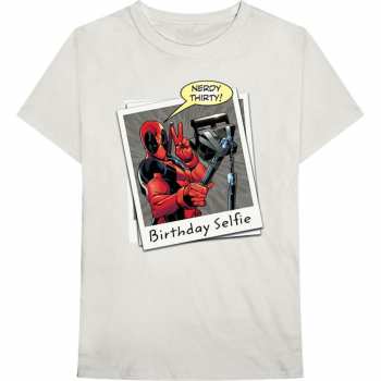 Merch Marvel Comics: Maglietta Deadpool Birthday Selfie 