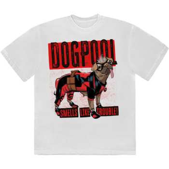 Merch Marvel Comics: Maglietta Deadpool Dogpool Smells Like Trouble