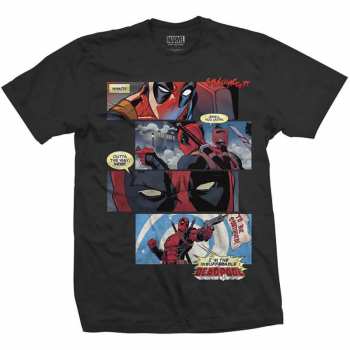 Merch Marvel Comics: Maglietta Deadpool Strips 