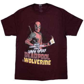 Merch Marvel Comics: Maglietta Deadpool & Wolverine Change Universe