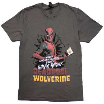 Merce Marvel Comics: Marvel Comics Unisex T-shirt: Deadpool & Wolverine Change Universe (small) S
