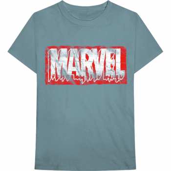 Merch Marvel Comics: Maglietta Distressed Dripping Logo Marvel Comics 