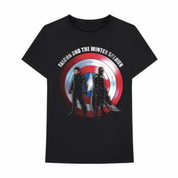 Merch Marvel Comics: Maglietta Falcon & Winter Soldier Shield Logo Marvel Comics 
