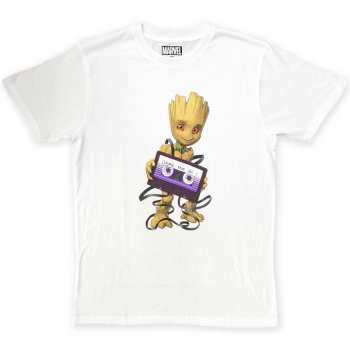 Merce Marvel Comics: Marvel Comics Unisex T-shirt: Guardians Of The Galaxy Cosmic Tape (medium) M