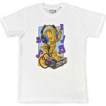 Merce Marvel Comics: Marvel Comics Unisex T-shirt: Guardians Of The Galaxy Groot Dancing (small) S