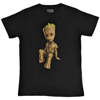 Merch Marvel Comics: Maglietta Guardians Of The Galaxy Groot Perch
