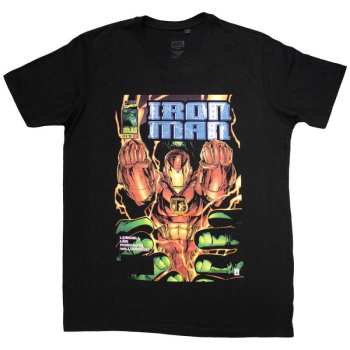 Merch Marvel Comics: Maglietta Iron Man Fist Comic Cover