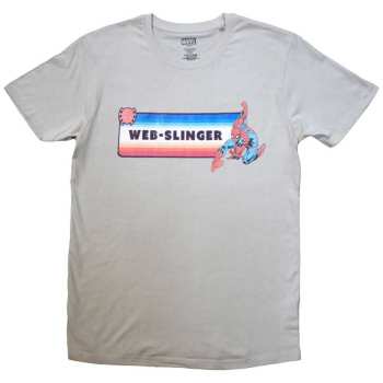 Merce Marvel Comics: Marvel Comics Unisex T-shirt: Spider-man Web-slinger (small) S