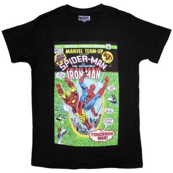 Merch Marvel Comics: Maglietta Spiderman & Iron Man Comic Cover