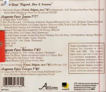 CD Marvin Gaye: Legend, Live & Forever