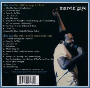 2CD Marvin Gaye: The Concert Anthology DIGI