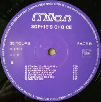 LP Marvin Hamlisch: Sophie's Choice