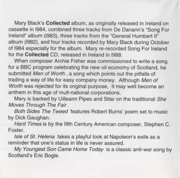 CD Mary Black: Collected