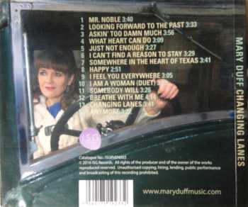 CD Mary Duff: Changing Lanes