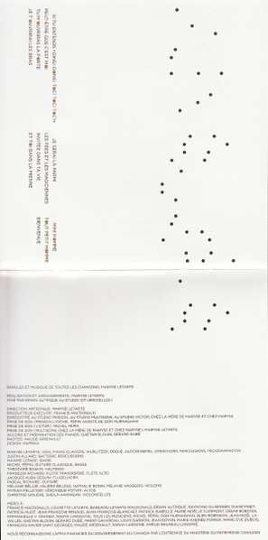 CD Maryse Letarte: Ni Le Feu, Ni Le Vent