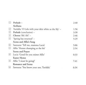CD David Parry: Cavalleria Rusticana