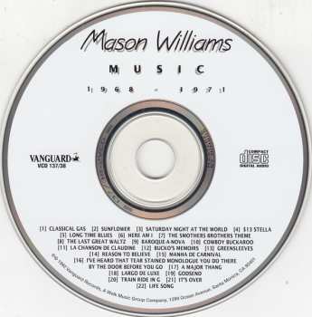 CD Mason Williams: Music  1968 - 1971