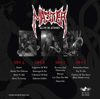 2LP Master: Alive In Athens LTD