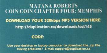 LP Matana Roberts: Coin Coin Chapter Four: Memphis