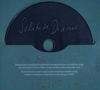 CD Mathias Rüegg: Solitude Diaries