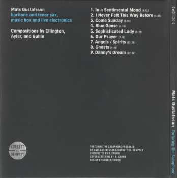 CD Mats Gustafsson: Torturing The Saxophone