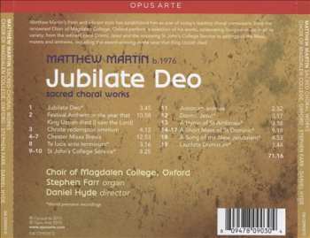 CD Magdalen College Choir Oxford: Jubilate Deo: Sacred Choral Works