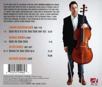 CD Johann Sebastian Bach: Music For Solo Cello