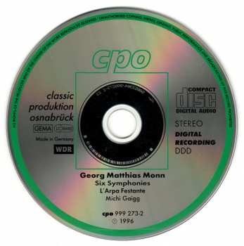 CD Michi Gaigg: Six Symphonies