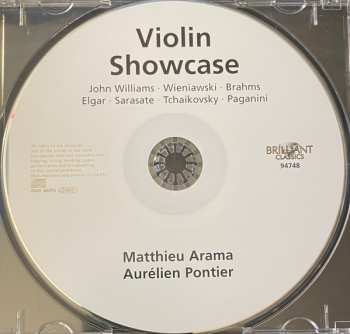 CD Aurélien Pontier: Violin Showcase