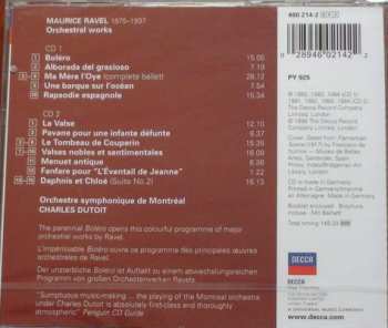 2CD Maurice Ravel: Boléro • La Valse • Pavane • Rapsodie Espagnole • Ma Mère L'Oye • Daphnis Et Chloé