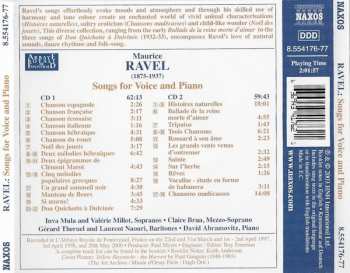 2CD Maurice Ravel: Chansons • Songs / Histoires Naturelles • Chansons Madécasses