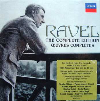 14CD/Set di cofanetti Maurice Ravel: The Complete Edition = Œuvres Complètes