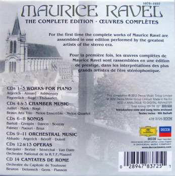 14CD/Set di cofanetti Maurice Ravel: The Complete Edition = Œuvres Complètes