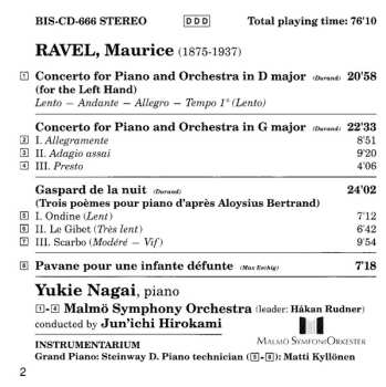 CD Maurice Ravel: The Two Piano Concertos / Gaspard De La Nuit / Pavane Pour Une Infante Défunte