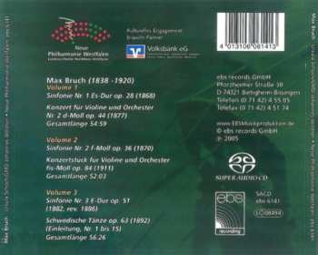 Set di cofanetti/3SACD Max Bruch: Der Romantische Sinfoniker (Gesamteinspielung Der Sinfonien)