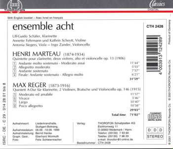 CD Max Reger: Klarinetten Quintette