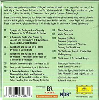 12CD/Set di cofanetti Max Reger: Orchestral Edition