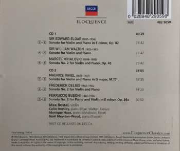 2CD Maurice Ravel: Twentieth-Century Violin Sonatas