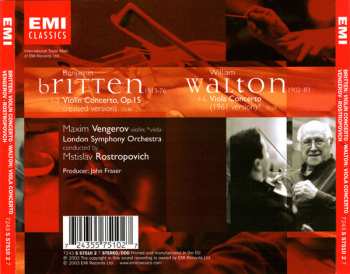 CD The London Symphony Orchestra: Violin Concerto • Viola Concerto