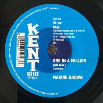 SP Maxine Brown: Baby Cakes / One In A Million (Alt. Take)