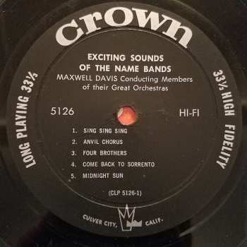 LP Maxwell Davis: Exciting Sounds Of The Name Bands