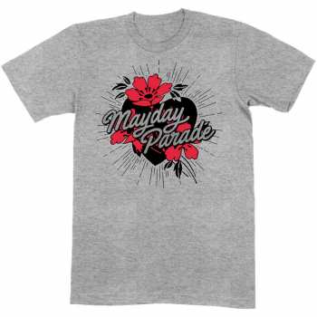 Merch Mayday Parade: Maglietta Heart And Flowers 