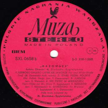 LP Mazowsze: Mazowsze